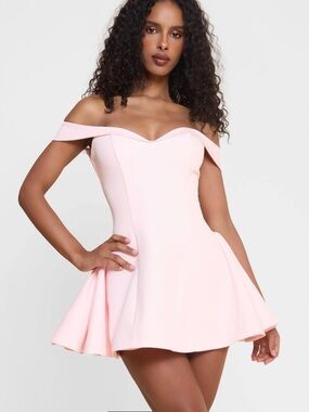 raquel babydoll corset mini dress The Raquel Babydoll Corset Mini Dress